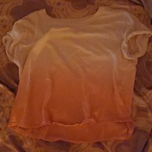 Pink and white shirt